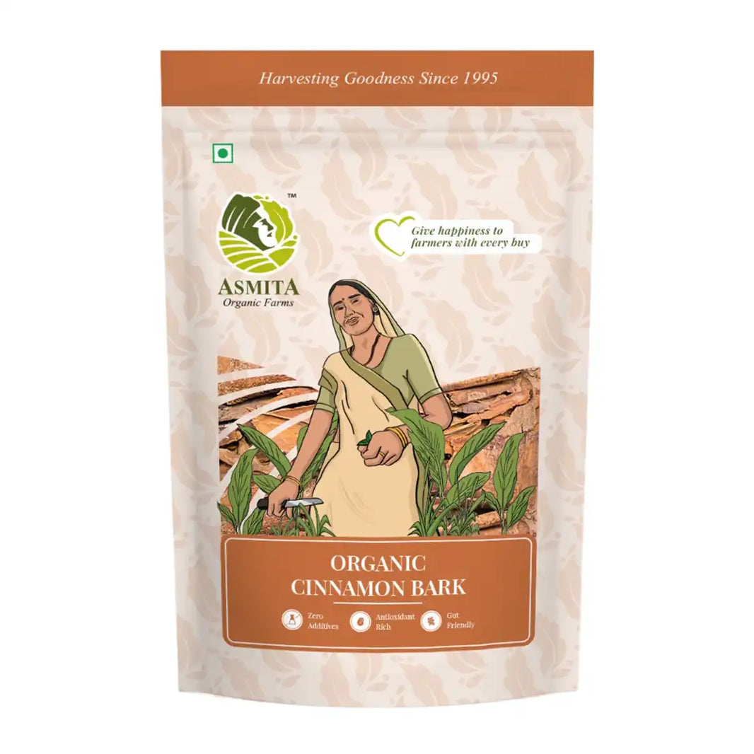 Organic Cinnamon Bark | Dalchini - 50 gm