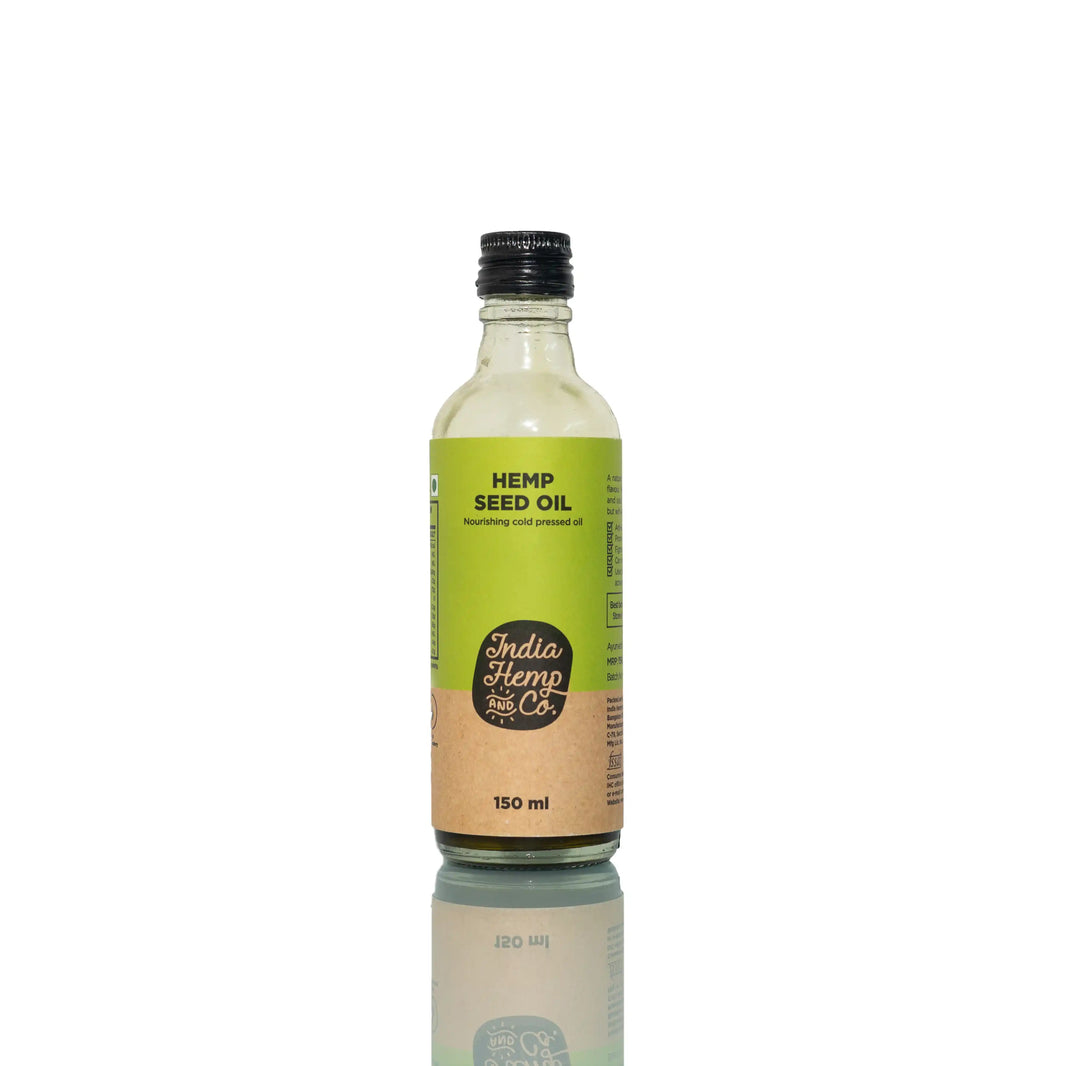 Best Hemp Seed Oil - 150ml- India Hemp & Co - Grocery-Earthbased.in-01