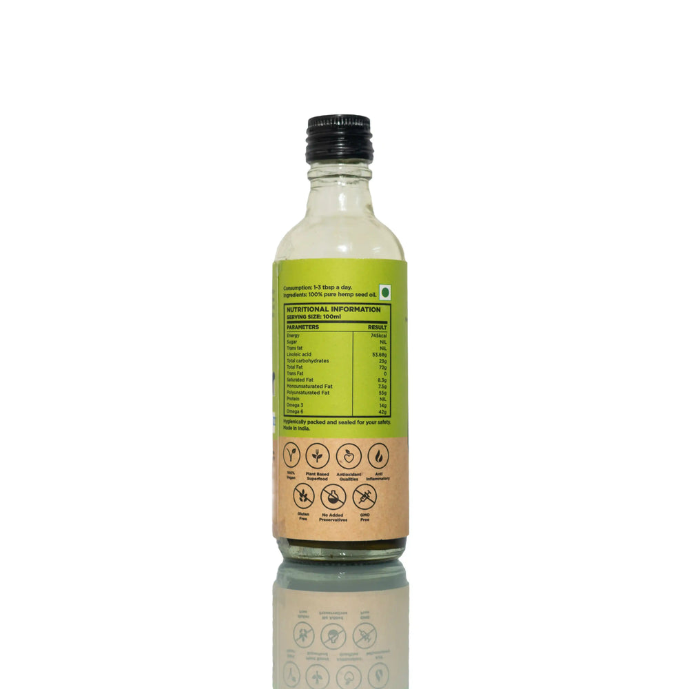 Best Hemp Seed Oil - 150ml- India Hemp & Co - Grocery-Earthbased.in-03