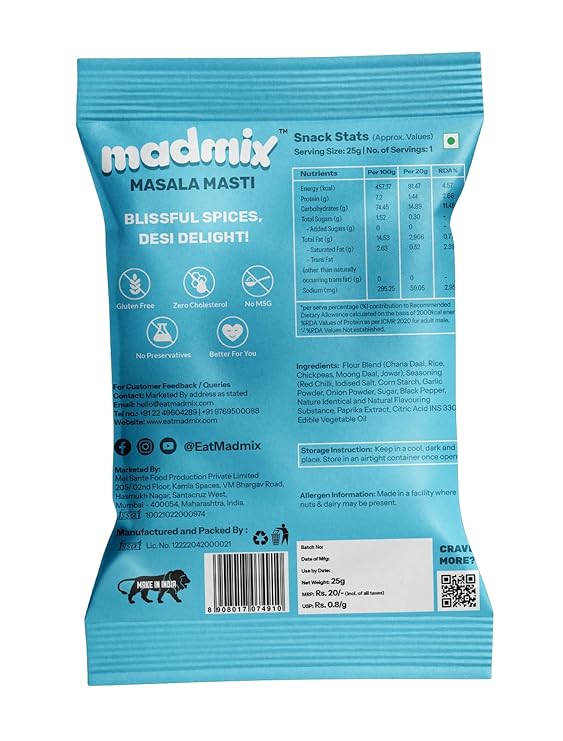 Best Jowar Bhujia Masala Masti | Pack of 10 | earthbased.in | 02