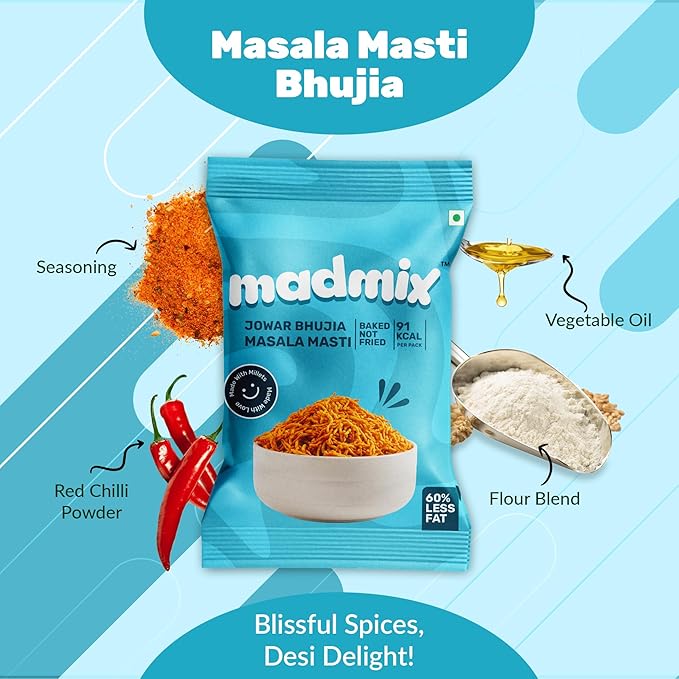 Best Jowar Bhujia Masala Masti | Pack of 10 | earthbased.in | 04