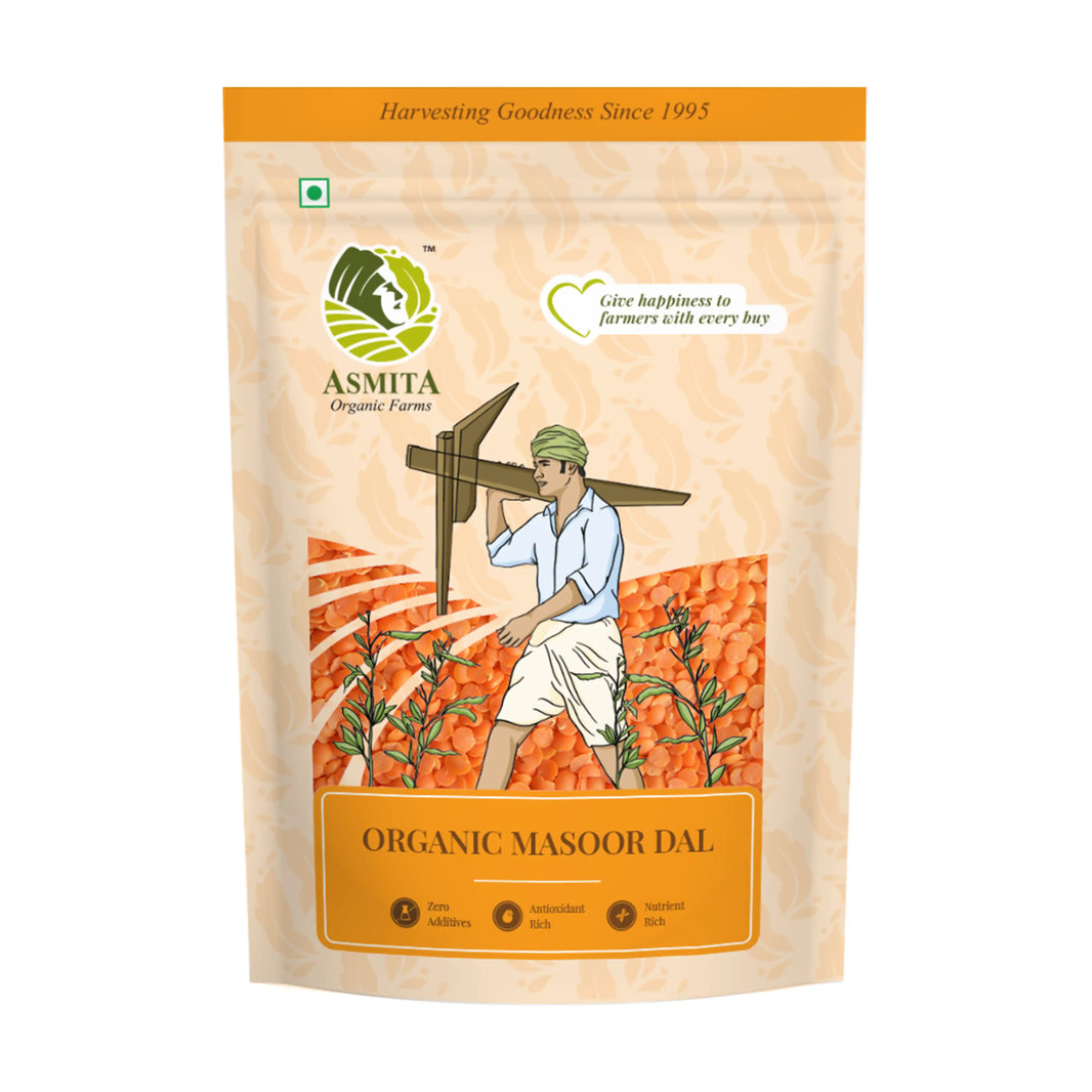 Organic Masoor Dal - 500 gm