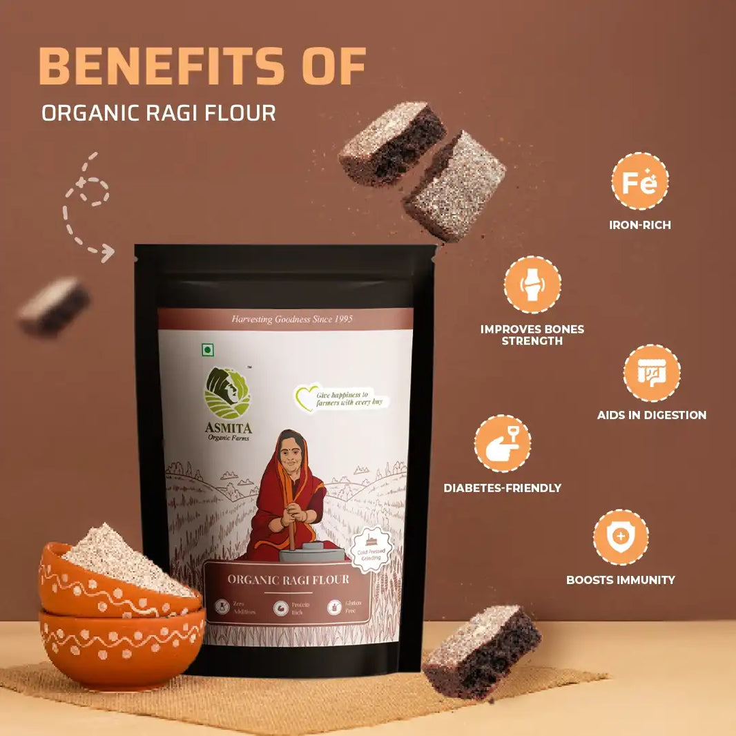 Organic Ragi Flour | Pack of 2