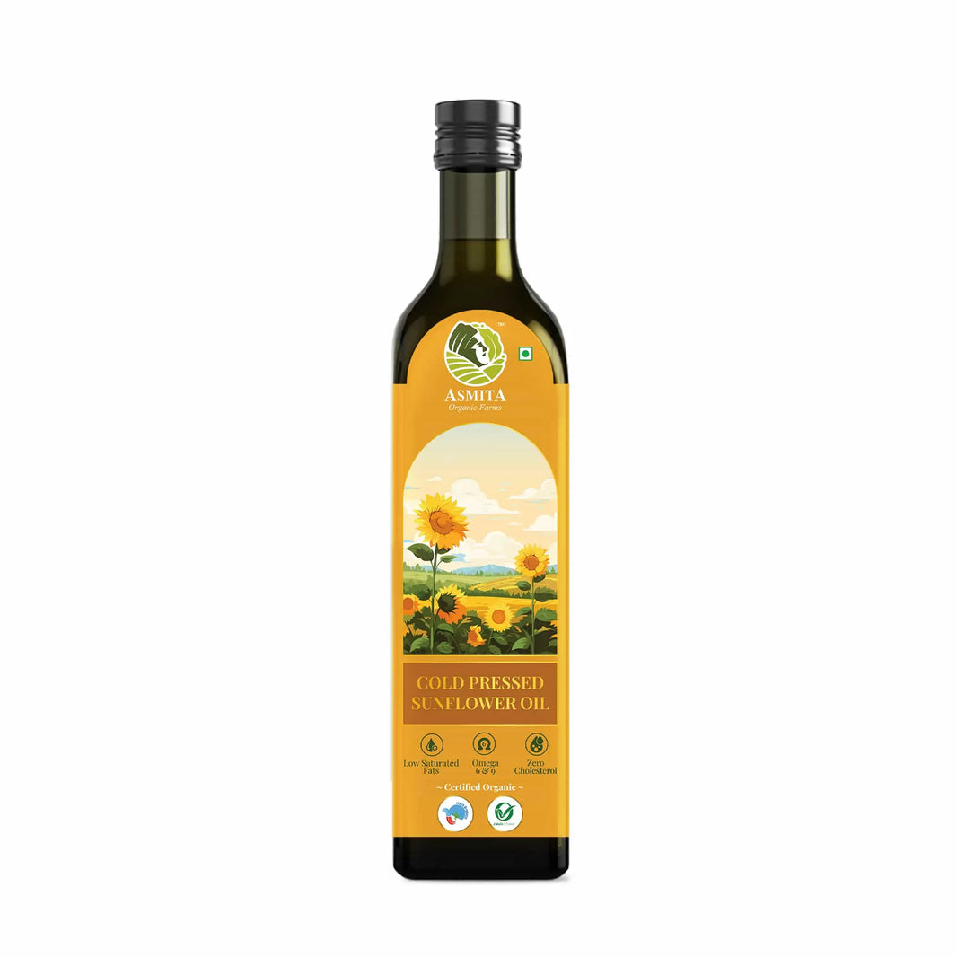 Organic Cold Pressed Sunflower Oil - 500 ml