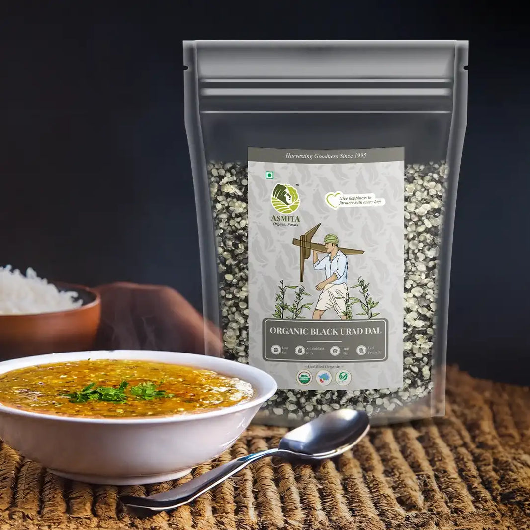 Organic Urad Dal - Black - 500g