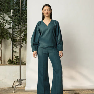 Best Vegan Clothing | Boot-Leg Pants |  Anushe Pirani | earthbased.in | 01