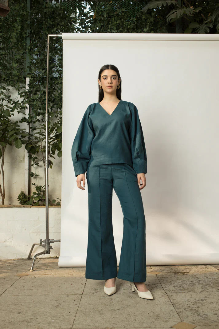 Best Vegan Clothing | Boot-Leg Pants |  Anushe Pirani | earthbased.in | 01