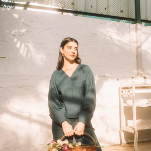 Best Vegan Clothing | Boot-Leg Pants |  Anushe Pirani | earthbased.in | 03