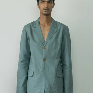 Best Vegan Clothing | SINGLE-BREASTED TAILORED BLAZER | Anushe Pirani | earthbased.in | 01