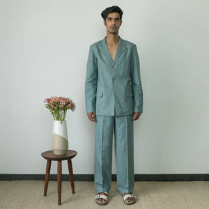 Best Vegan Clothing | SINGLE-BREASTED TAILORED BLAZER | Anushe Pirani | earthbased.in | 02