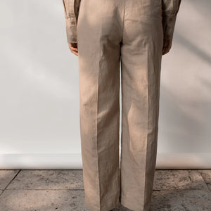 Best Vegan Clothing | Tailored Pleated Pants | earthbased.in | 04