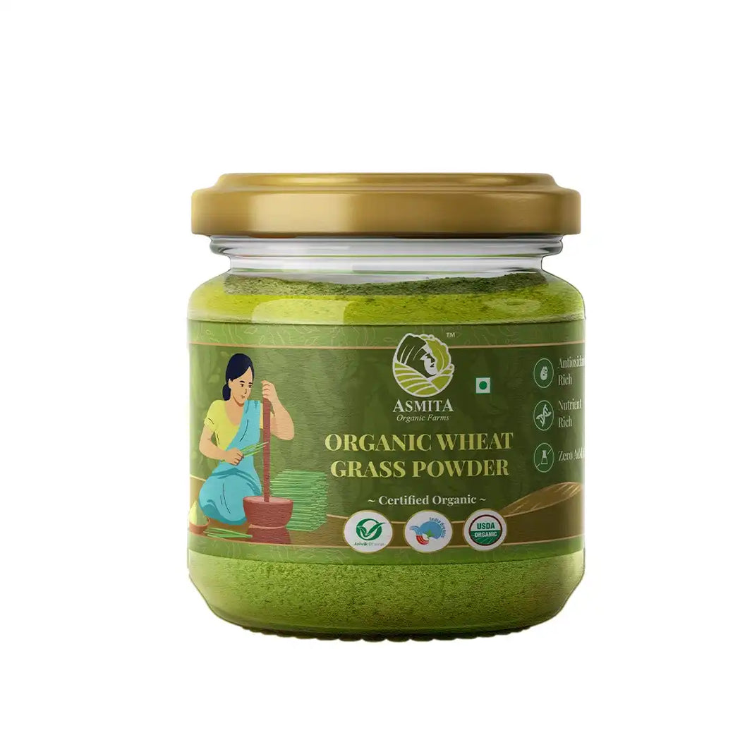 Organic Wheat Grass Powder - 100 gm