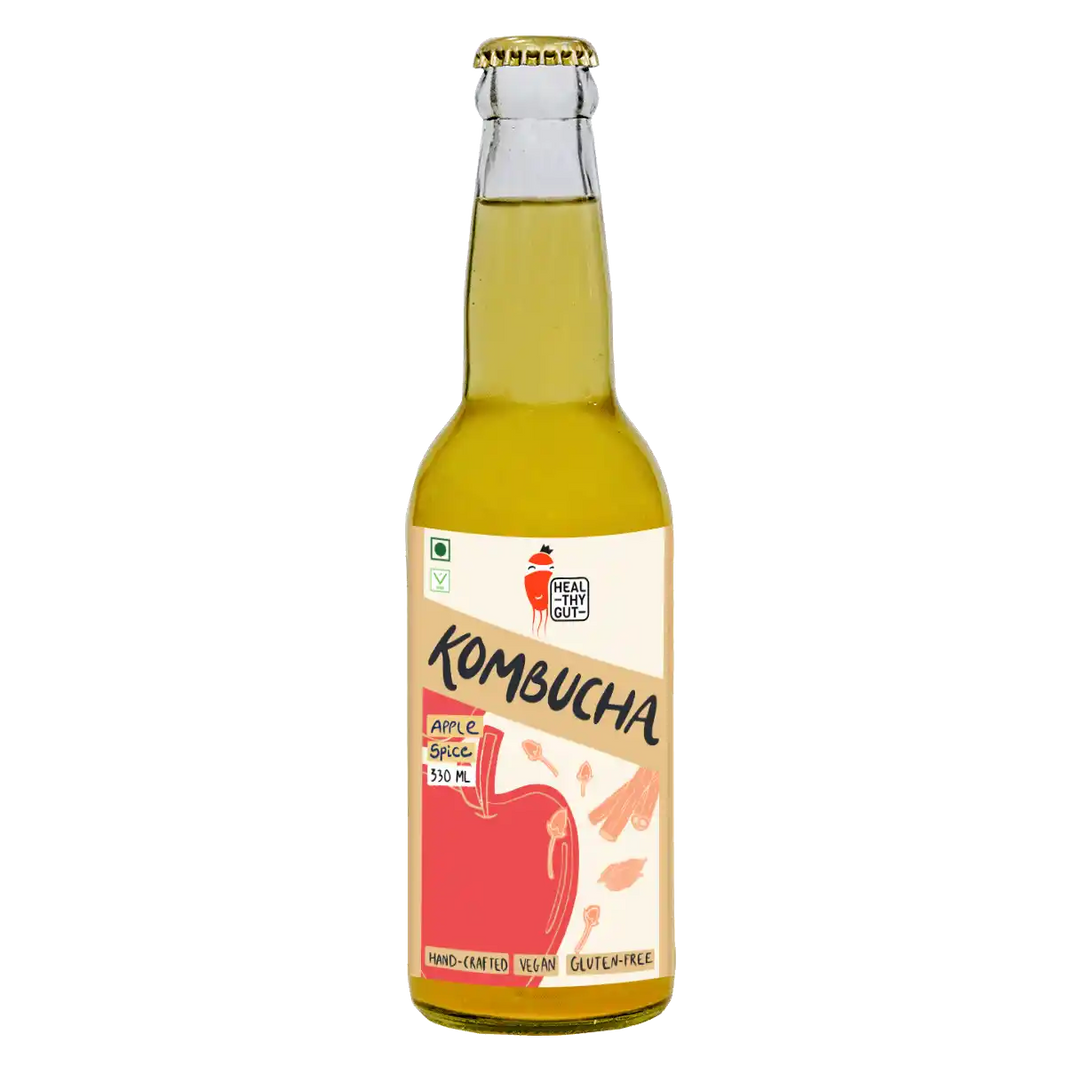 Healthy Gut Kombucha - Apple Clove 330ml Combo - Pack of 2