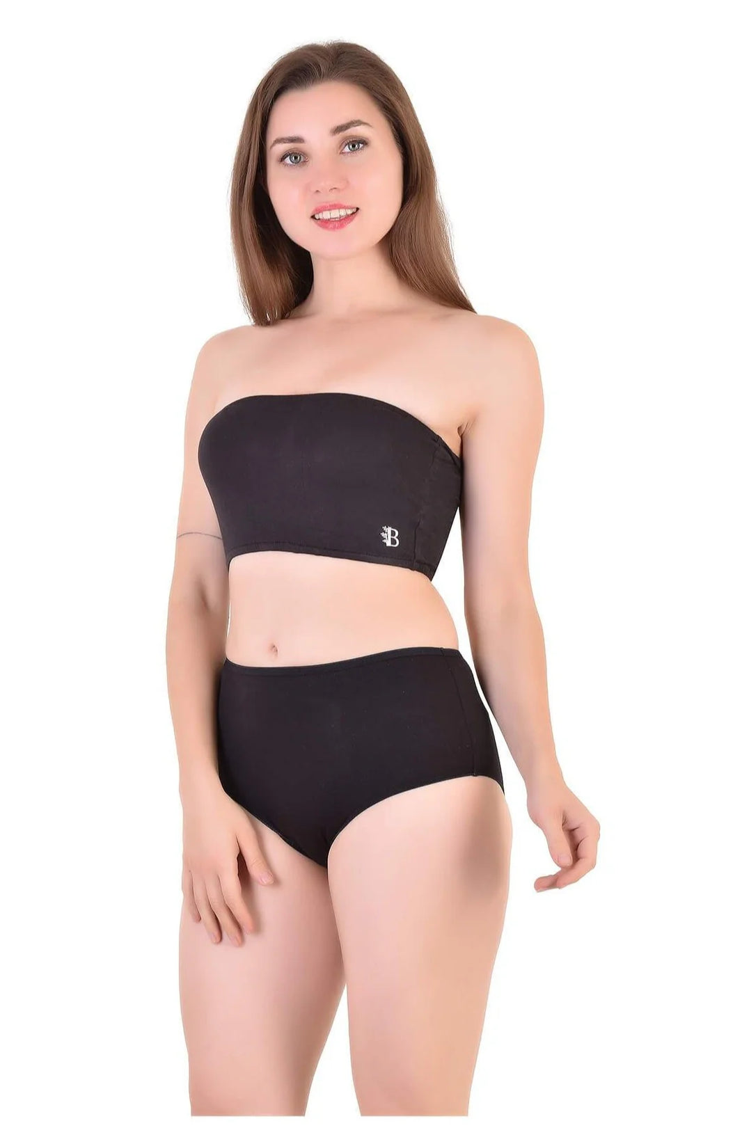 Bamboo Fabric Tube Top | Black