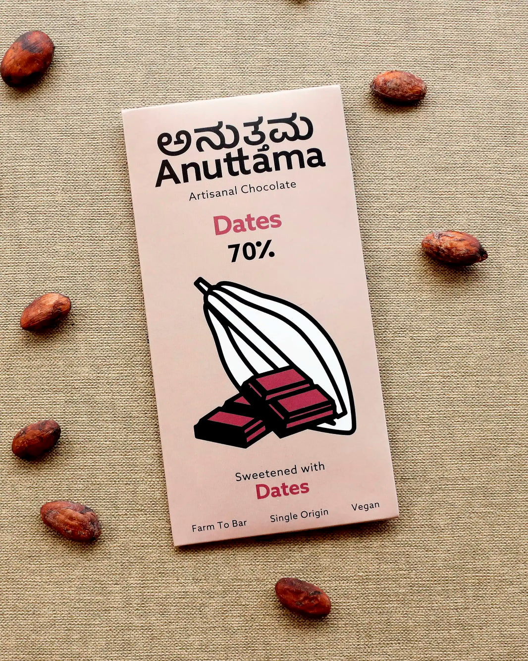 Dates |70% Cocoa | Packof 2 by Anuttama