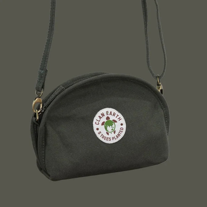 Clan Earth Pika Purse - Olive Green-earthbased.in