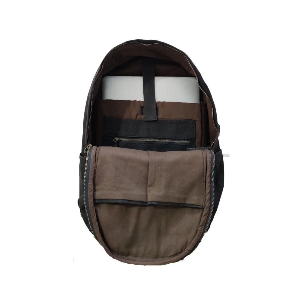 Clan_ Earth _Amur _Backpack- Walnut _Brown _& _Charcoal _Black_00