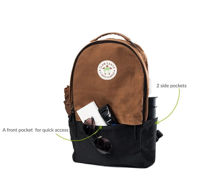 Clan_ Earth _Amur _Backpack- Walnut _Brown _& _Charcoal _Black_00
