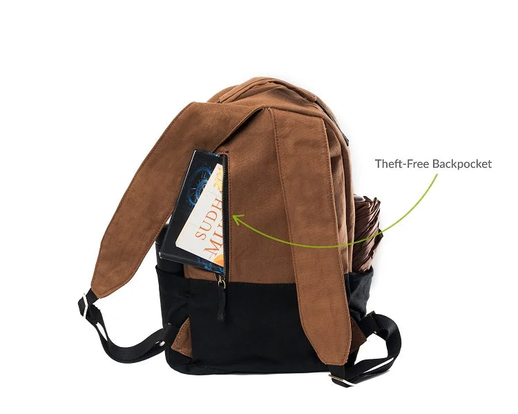 Clan_ Earth _Amur _Backpack- Walnut _Brown _& _Charcoal _Black_00