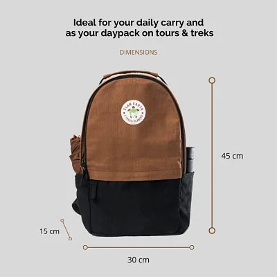 Clan_ Earth _Amur _Backpack- Walnut _Brown _& _Charcoal _Black_00