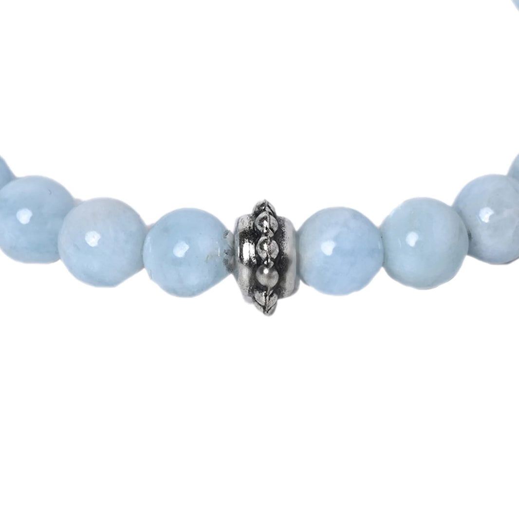 Radiate Calmness with our Aquamarine Healing Gemstone Bracelet - Unlock Healing Benefits for Your Loved One