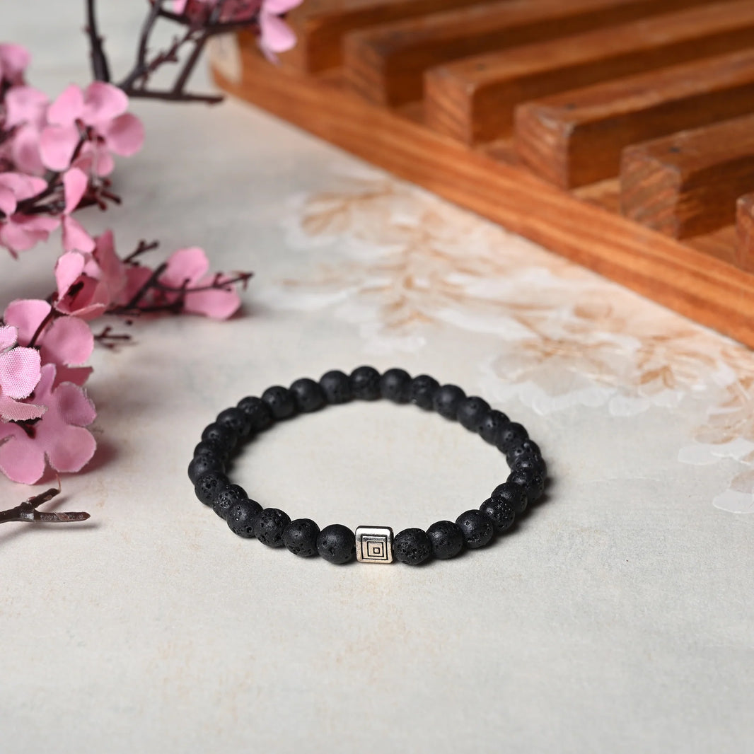 Ignite Wellness with our Lava Stone Healing Gemstone Bracelet - Unleash Healing Benefits for Your Loved One