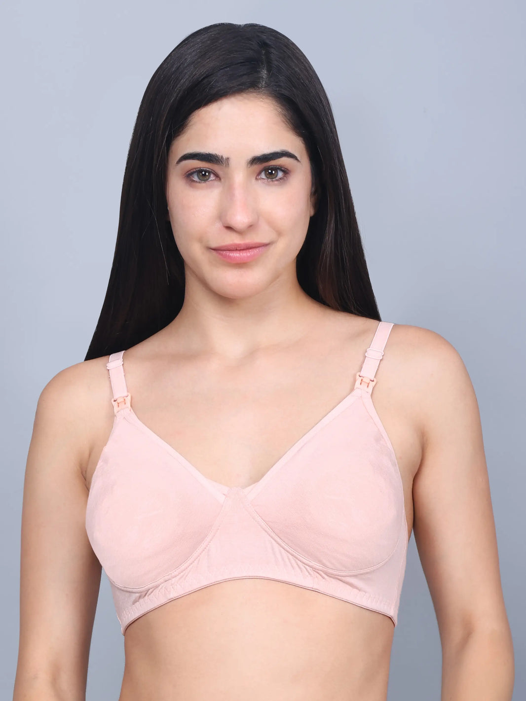 Bamboo Fabric Nursing Bra Maternity Bra For Breast feeding Women | Peach