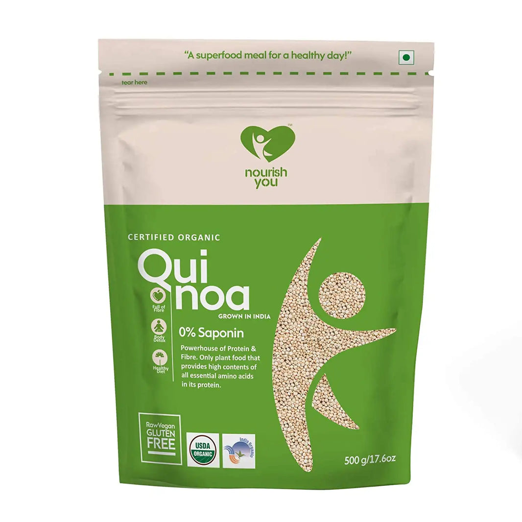 Nourish You ORGANIC PREMIUM WHITE QUINOA 500G