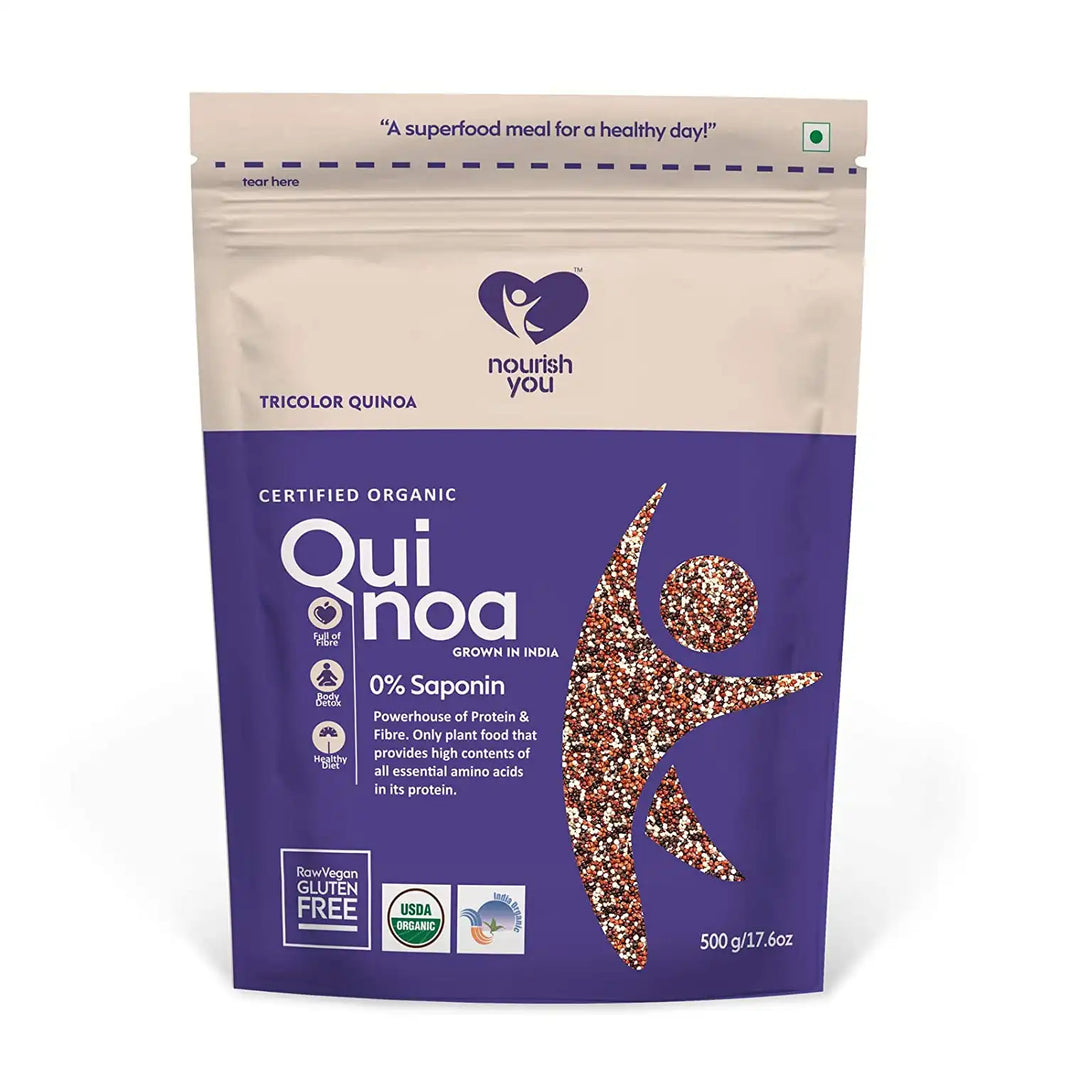 Nourish You ORGANIC TRICOLOR QUINOA 500G