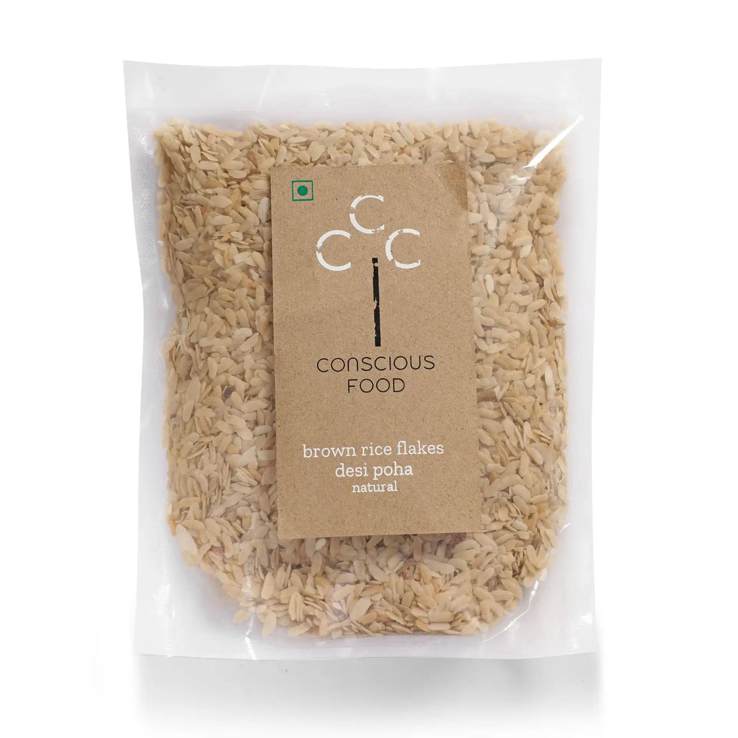 Conscious Food Brown Rice Flakes 500g (Pack of2)