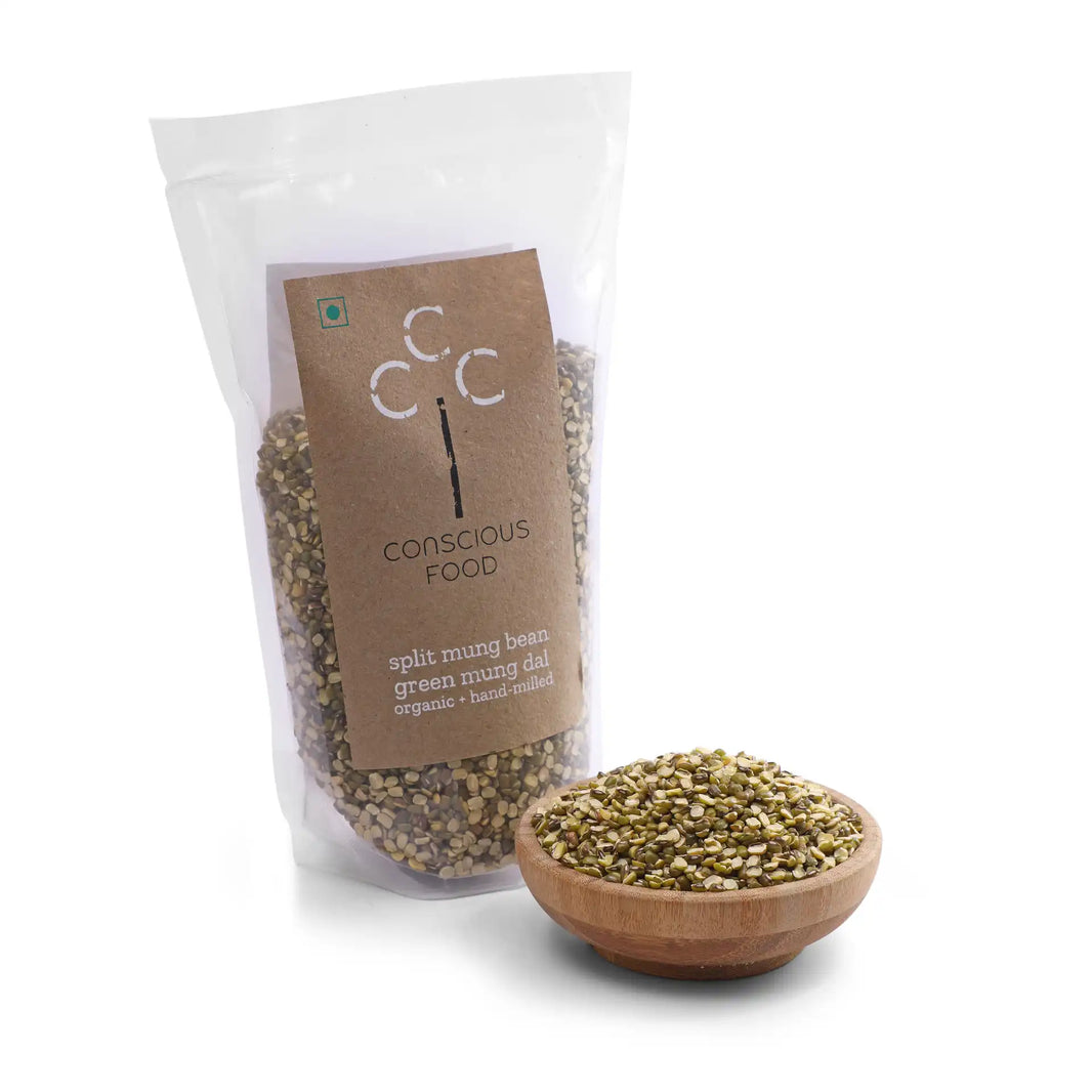 Conscious Food Split Mung Bean (Split Mung Dal) 500g