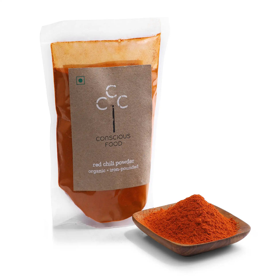 Conscious Food Red Chilli Powder 100g (Pack of 2)