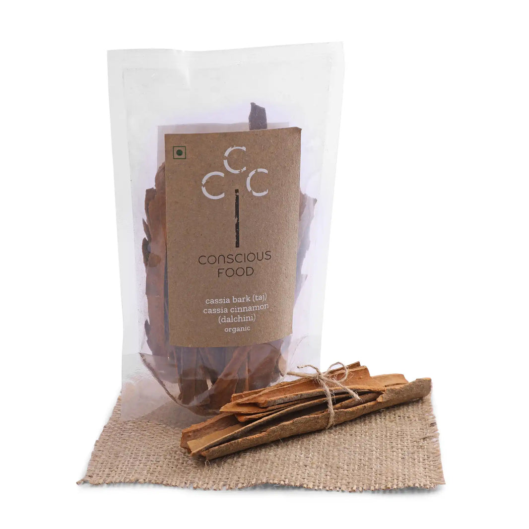 Conscious Food Cinnamon (Dalchini) 50g (Pack of 2)