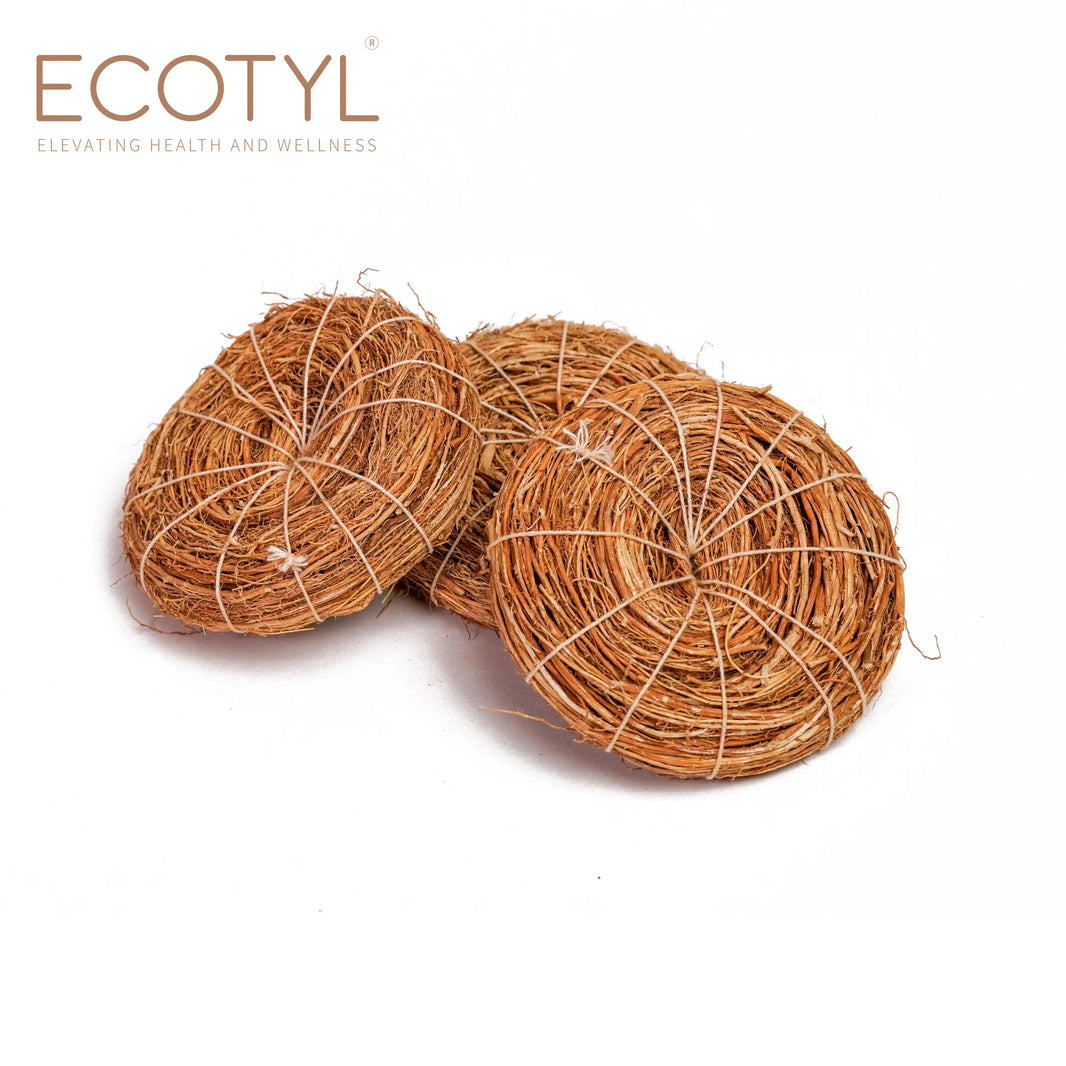 Vetiver Scrubber - Set of 3 | Ecotyl