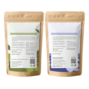 Grocery-Earthbased_1_Ecotyl Hair Colour Combo - Henna Powder and Indigo Powder