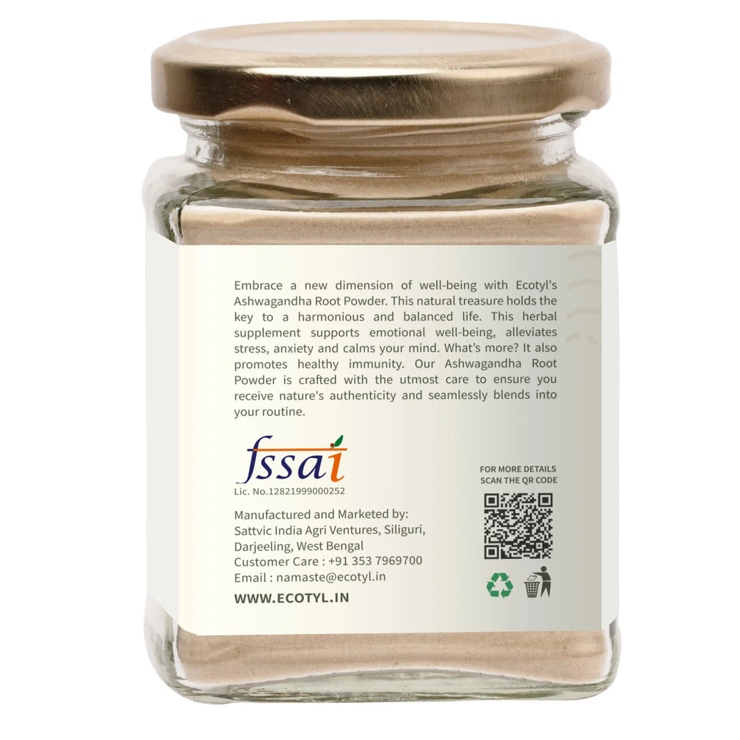 Ecotyl | Organic Ashwagandha Powder