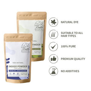 Grocery-Earthbased_4_Ecotyl Hair Colour Combo - Henna Powder and Indigo Powder