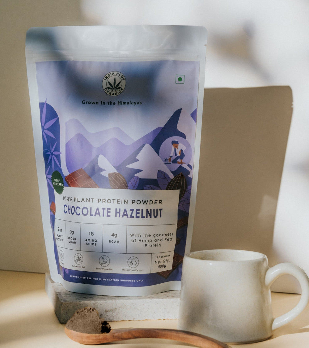 Hemp Protein - Chocolate Hazelnut | earthbased.in |05