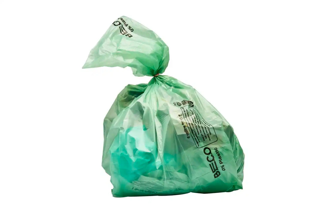 Beco Compostable Medium 19 X 21 Inches Garbage Bags/Trash Bags/Dustbin Bags 15 Pieces