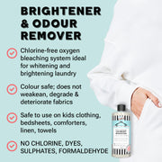 The Clean Laundry Edition, Super Saver - SOVI® Laundry Liquid Detergent 2 Liters | GET FREE: SOVI® Laundry Booster 500 gms (₹299) and SOVI® Stain Remover 275 ml (₹199), Pack of 3