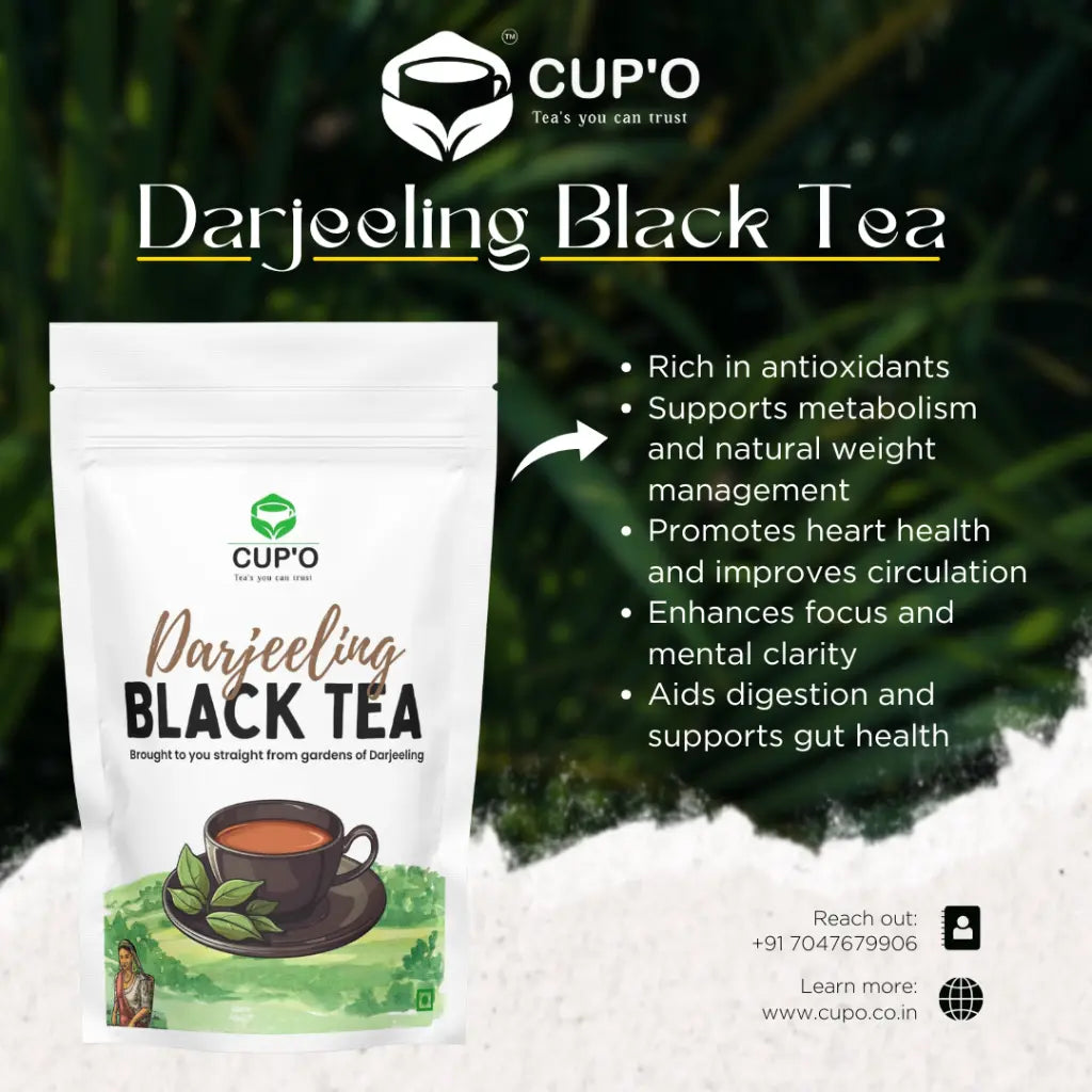 CUP'O (cupo) Darjeeling Black Tea | Garden Fresh