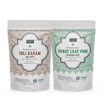 Curry Leaf Podi 150g & Idli Podi 150g Combo by Gourmet Craft