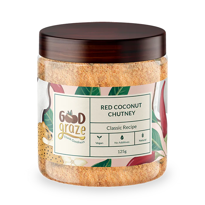 Good Graze Red Coconut Chutney 125g