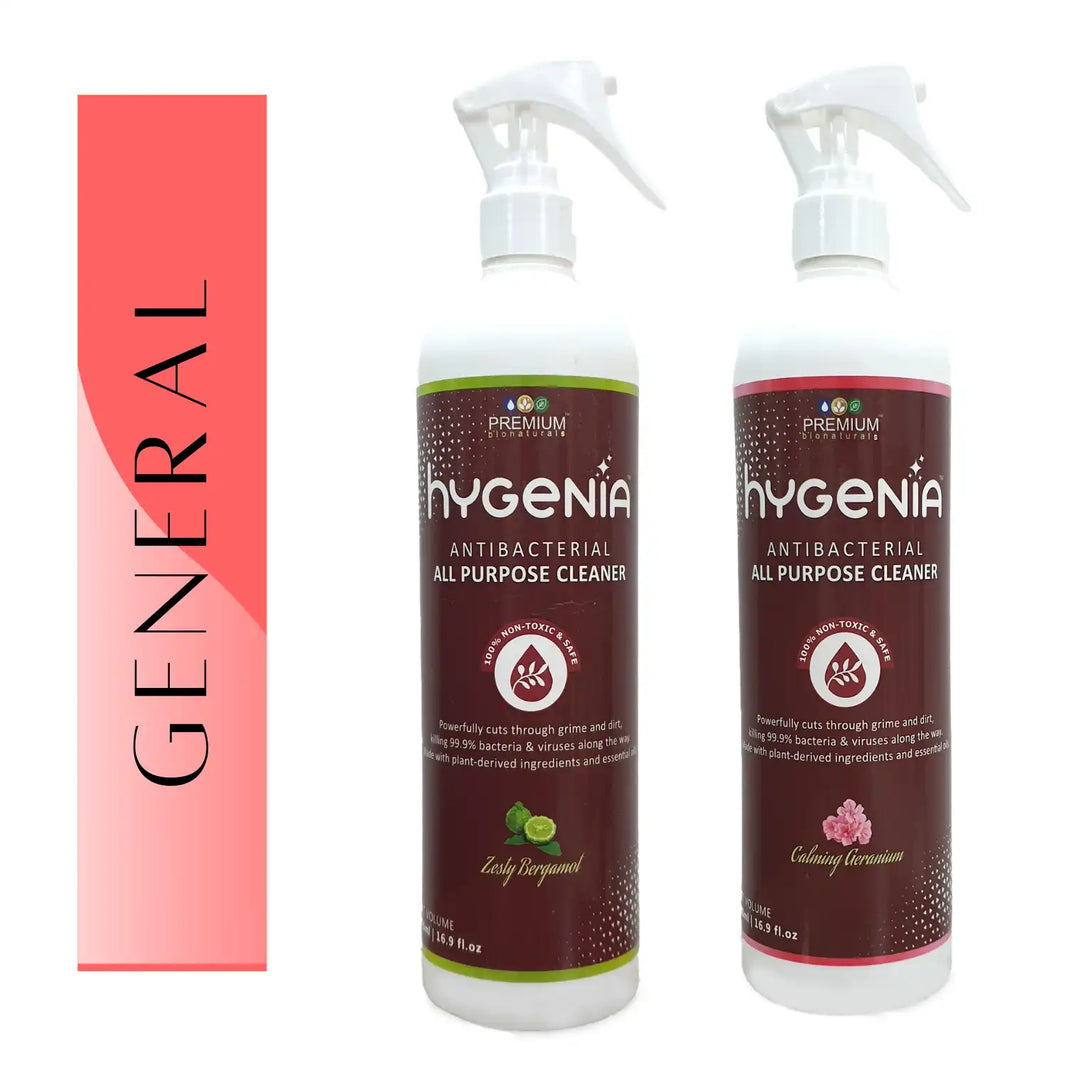 Hygenia Natural Dishwash Gel - Cucumber & Lily | Sweet Orange & Geranium 500ml