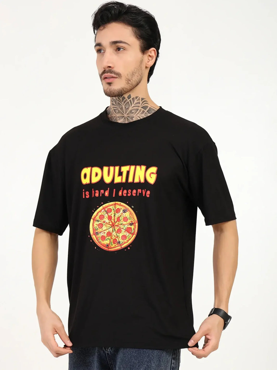 Men Oversized Bamboo T-Shirt – Soft, Breathable & Sustainable Fit