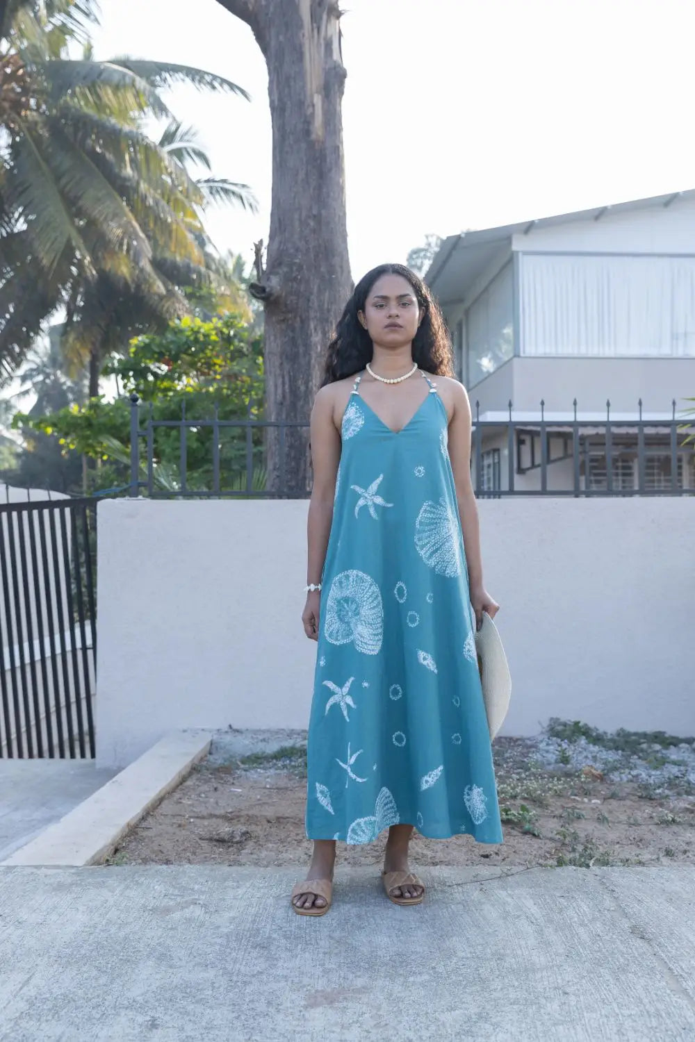 HAWAII HALTER NECK DRESS