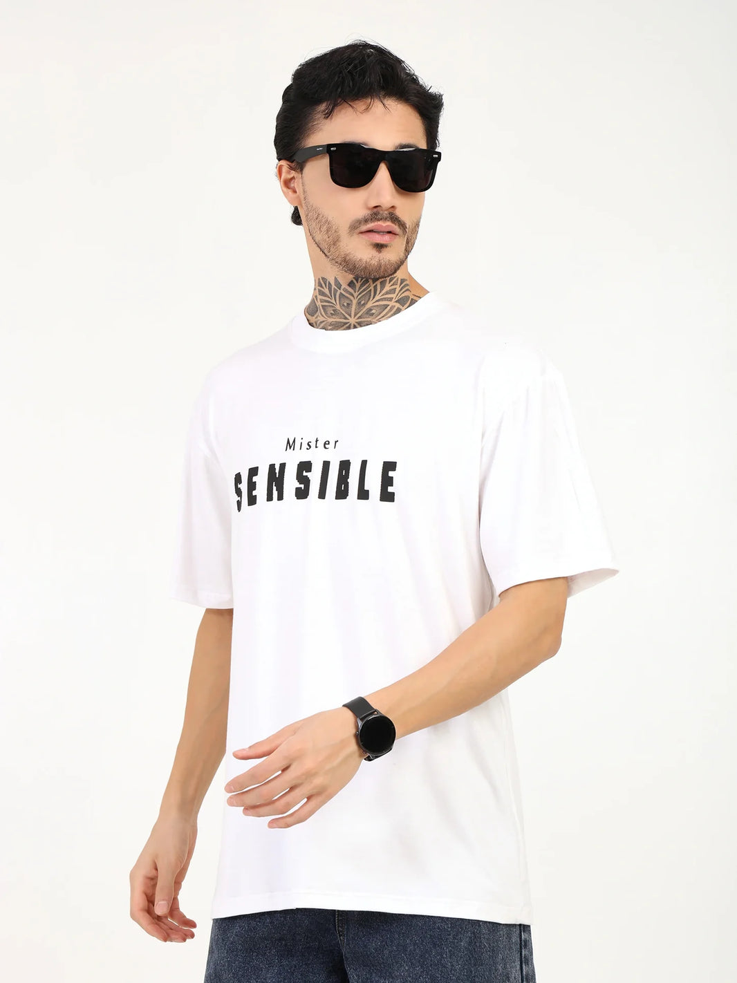 Men Oversized Bamboo T-Shirt – Soft, Breathable & Sustainable