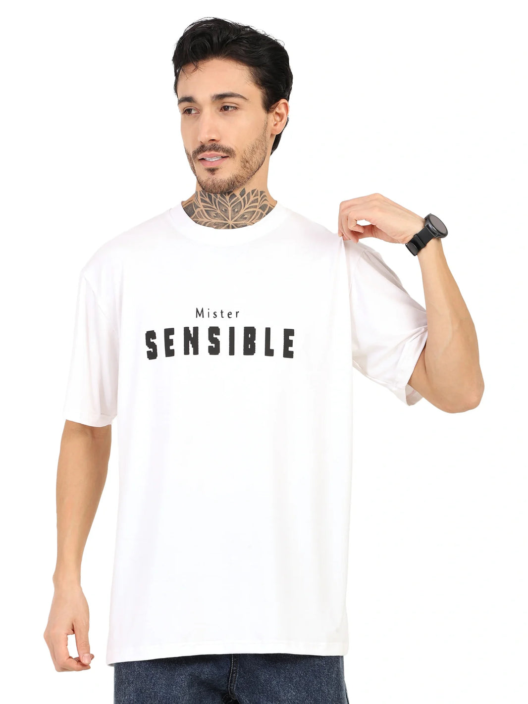 Men Oversized Bamboo T-Shirt – Soft, Breathable & Sustainable