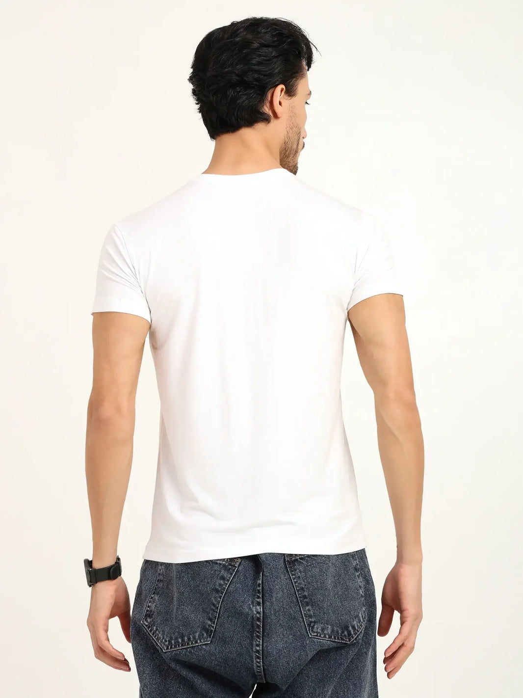 Men’s Bamboo T-Shirt – Soft, Breathable, Eco-Friendly & Stylish Fit | White