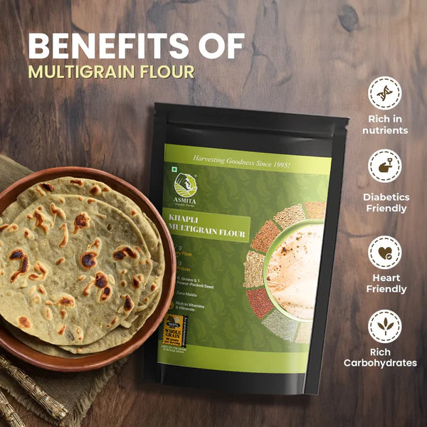 Organic Multigrain Flour | Asmita Organic Farms
